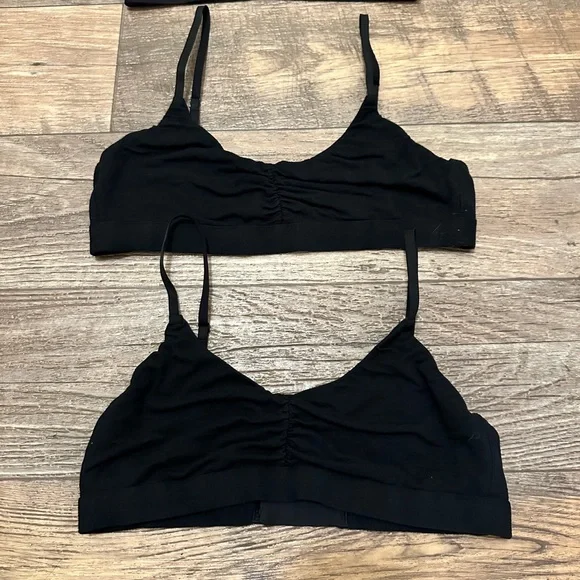 Lot of MeUndies Black Bralettes size small - Picture 2 of 4